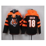 Nike Cincinnati Bengals #18 A.J. Green Black Player Pullover NFL Hoodie