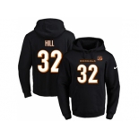 Nike Cincinnati Bengals #32 Jeremy Hill Black Name & Number Pullover NFL Hoodie