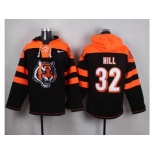 Nike Cincinnati Bengals #32 Jeremy Hill Black Player Pullover NFL Hoodie