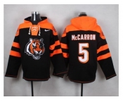 Nike Cincinnati Bengals #5 AJ McCarron Black Player Pullover NFL Hoodie