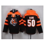 Nike Cincinnati Bengals #50 A.J. Hawk Black Player Pullover NFL Hoodie