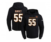 Nike Cincinnati Bengals #55 Vontaze Burfict Black Name & Number Pullover NFL Hoodie