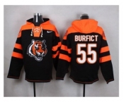 Nike Cincinnati Bengals #55 Vontaze Burfict Black Player Pullover NFL Hoodie