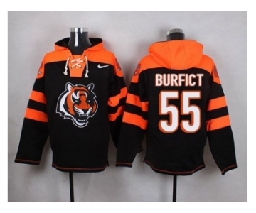 Nike Cincinnati Bengals #55 Vontaze Burfict Black Player Pullover NFL Hoodie