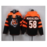 Nike Cincinnati Bengals #58 Rey Maualuga Black Player Pullover NFL Hoodie