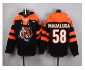 Nike Cincinnati Bengals #58 Rey Maualuga Black Player Pullover NFL Hoodie