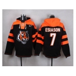 Nike Cincinnati Bengals #7 Boomer Esiason Black Player Pullover NFL Hoodie