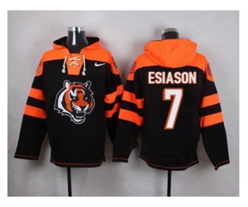 Nike Cincinnati Bengals #7 Boomer Esiason Black Player Pullover NFL Hoodie