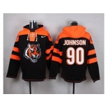 Nike Cincinnati Bengals #90 Michael Johnson Black Player Pullover NFL Hoodie