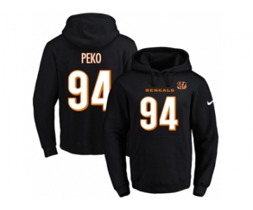 Nike Cincinnati Bengals #94 Domata Peko Black Name & Number Pullover NFL Hoodie