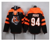 Nike Cincinnati Bengals #94 Domata Peko Black Player Pullover NFL Hoodie