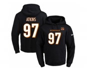 Nike Cincinnati Bengals #97 Geno Atkins Black Name & Number Pullover NFL Hoodie