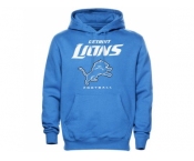 Detroit Lions Light Blue Critical Victory Pullover Hoodie