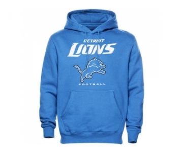 Detroit Lions Light Blue Critical Victory Pullover Hoodie