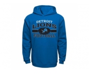 Detroit Lions Light Blue Long Pass Pullover Hoodie