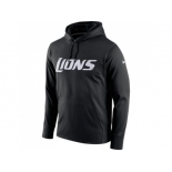 Men Detroit Lions Cardinals Nike Black Circuit Wordmark Essential Performance Pullover Hoodie