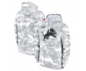 Men's Detroit Lions 2024 Arctic Camo Salute To Service Club Fleece Pullover Hoodie