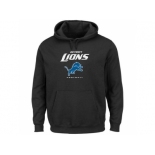 Men's Detroit Lions Black Critical Victory Pullover Hoodie