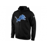 Men's Detroit Lions Nike Black KO Logo Essential Hoodie