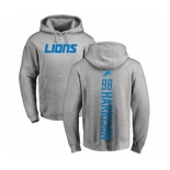 NFL Nike Detroit Lions #98 Damon Harrison Ash Backer Pullover Hoodie