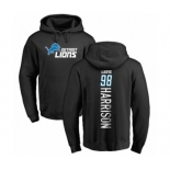 NFL Nike Detroit Lions #98 Damon Harrison Black Backer Pullover Hoodie