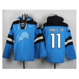 Nike Detroit Lions #11 Marvin Jones Jr Blue Player Pullover NFL Hoodie