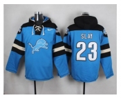 Nike Detroit Lions #23 Darius Slay Blue Player Pullover NFL Hoodie