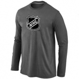 NHL Big & Tall Logo Dark grey Long Sleeve T-Shirt