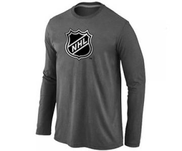 NHL Big & Tall Logo Dark grey Long Sleeve T-Shirt