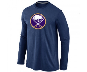 NHL Buffalo Sabres Big & Tall Logo D.BLUE Long Sleeve T-Shirt