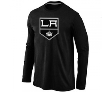 NHL Los Angeles Kings Big & Tall Logo Black Long Sleeve T-Shirt