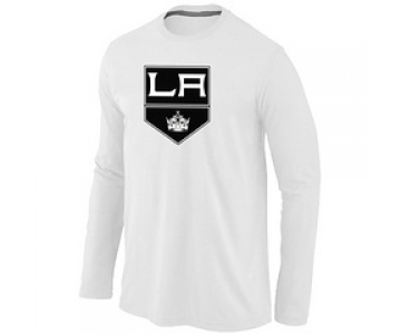 NHL Los Angeles Kings Big & Tall Logo WHITE Long Sleeve T-Shirt