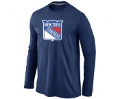 NHL New York Rangers Big & Tall Logo D.BLUE Long Sleeve T-Shirt