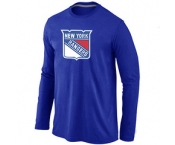 NHL New York Rangers Big & Tall Logo blue Long Sleeve T-Shirt