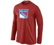 NHL New York Rangers Big & Tall Logo red Long Sleeve T-Shirt