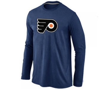 NHL Philadelphia Flyers Big & Tall Logo D.BLUE Long Sleeve T-Shirt