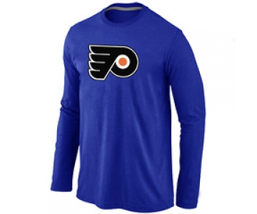 NHL Philadelphia Flyers Big & Tall Logo blue Long Sleeve T-Shirt