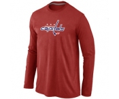 NHL Washington Capitals Big & Tall Logo red Long Sleeve T-Shirt