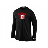 Nike 2014 Olympics Canada Flag Collection Locker Room Long Sleeve T-Shirt Black