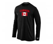 Nike 2014 Olympics Canada Flag Collection Locker Room Long Sleeve T-Shirt Black