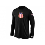 Nike Team USA Hockey Winter Olympics KO Collection Locker Room Long Sleeve T-Shirt Black