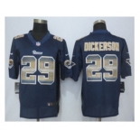 2015 New Nike St.Louis Rams #29 Dickerson Navy Blue Strobe Jerseys(Limited)