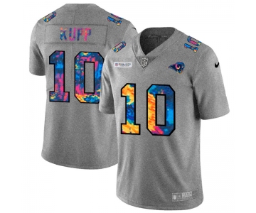 Los Angeles Rams #10 Cooper Kupp Men's Nike Multi-Color 2020 NFL Crucial Catch NFL Jersey Greyheather