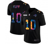 Los Angeles Rams #10 Cooper Kupp Men's Nike Multi-Color Black 2020 NFL Crucial Catch Vapor Untouchable Limited Jersey