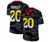 Men New Nike St.Louis Rams #20 Ramsey 2020 Nike Camo Salute to Service Limited Jersey