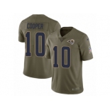 Men Nike Los Angeles Rams #10 Pharoh Cooper Limited Olive 2017 Salute to Service NFL Jersey