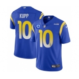 Men's Los Angeles Rams #10 Cooper Kupp 2022 Royal With 3-Star C Patch Vapor Limited Stitched Jersey