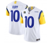 Men's Los Angeles Rams #10 Cooper Kupp White 2024 F.U.S.E With 4-Star C Patch Vapor Untouchable Limited Alternate Stitched Jersey