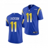 Men's Los Angeles Rams #11 DeSean Jackson Blue Bone Stitched Football Limited Jersey