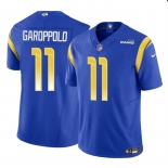 Men's Los Angeles Rams #11 Jimmy Garoppolo Blue 2024 F.U.S.E. Vapor Untouchable Football Stitched Jersey